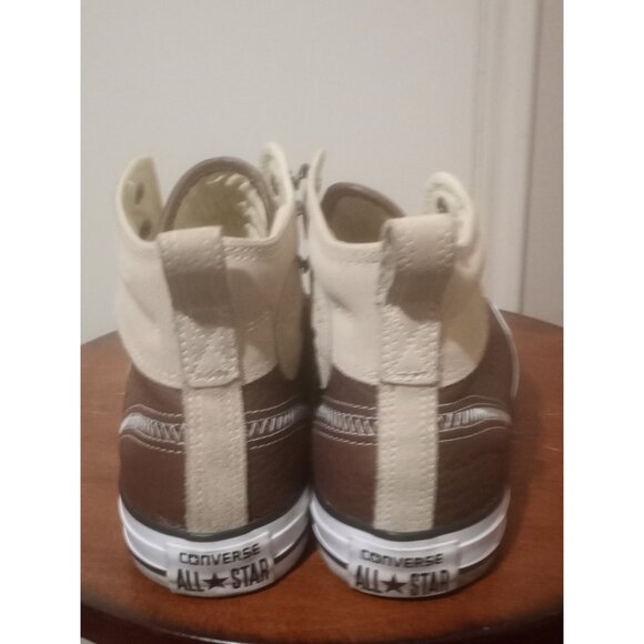 Converse Shoes Mens Size 9 Tan Brown Chuck Taylor All Star Hiker Leather Suede - Picture 9 of 13